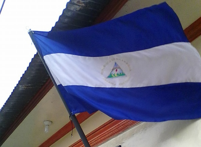 La bandera nacional es un símbolo patriótico que representa a toda Nicaragua