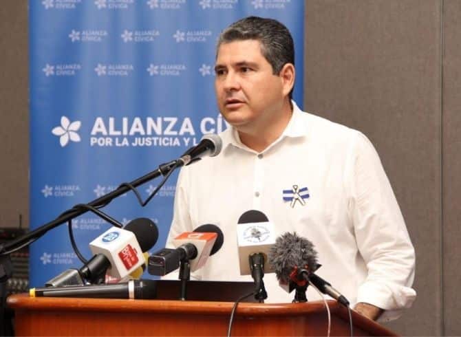 Sebastián Chamorro se queda solo dentro de la Alianza Cívica
