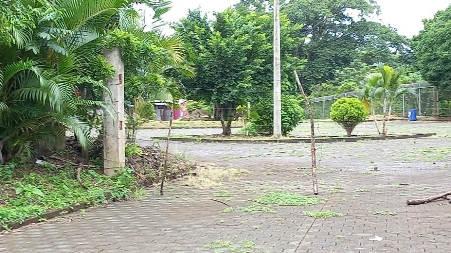 Predio donde debería estar mercado municipal de Masatepe