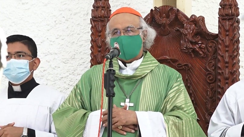 Cardenal Brenes invita a jornada de oración por la paz del mundo y de Nicaragua