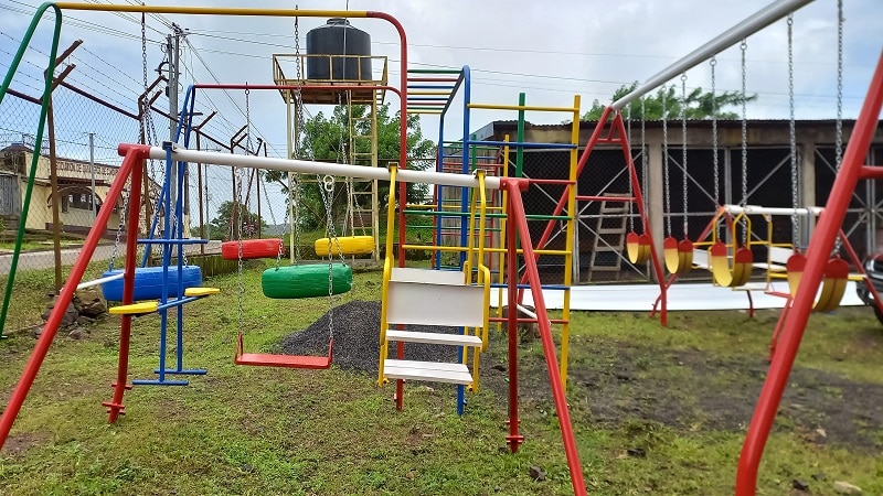 Instalarán catorce juegos infantiles en el parque de Camoapa