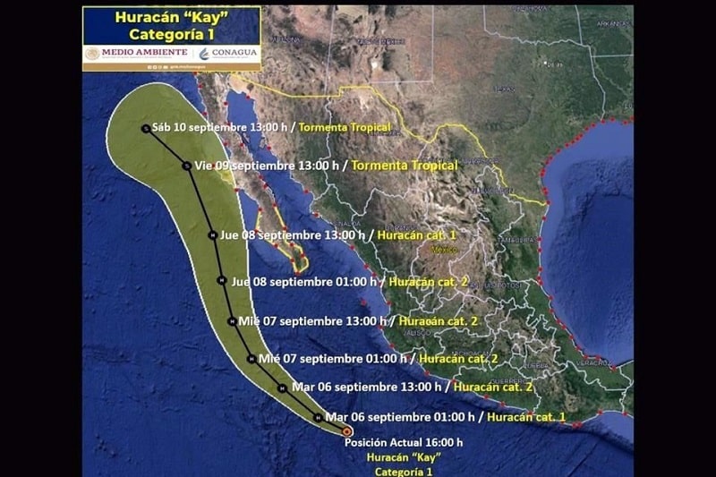 Huracán Kay México
