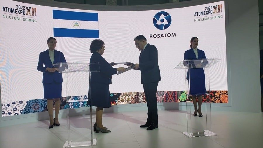 Nicaragua y Rusia firman hoja de ruta para el uso de energía atómica