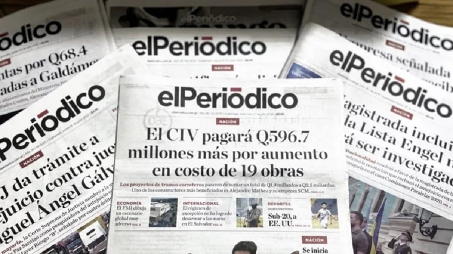 El Periódico de Guatemala cesa su edición impresa tras ser atacado por el Gobierno