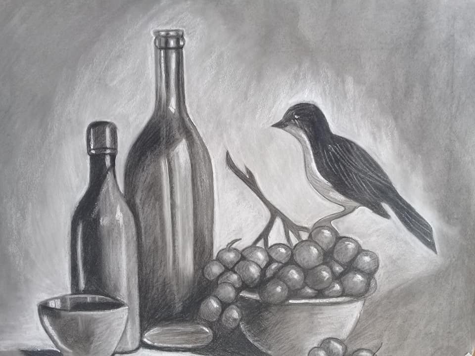 Pinturas al carboncillo
