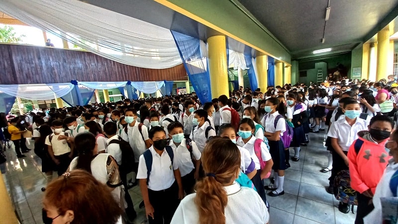 Regreso a clases Instituto Carlos Vega Bolaños. Estudiantes de pre-escolar, primaria y secundaria de Nicaragua regreson a las aulas de clases