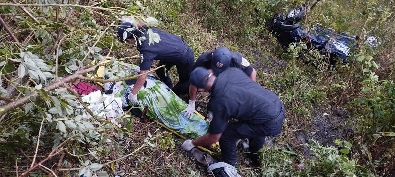 Entre las víctimas en accidentes, figura un señor de la tercera edad quien falleció en el lugar conocido como los encuentros, Yalaguina