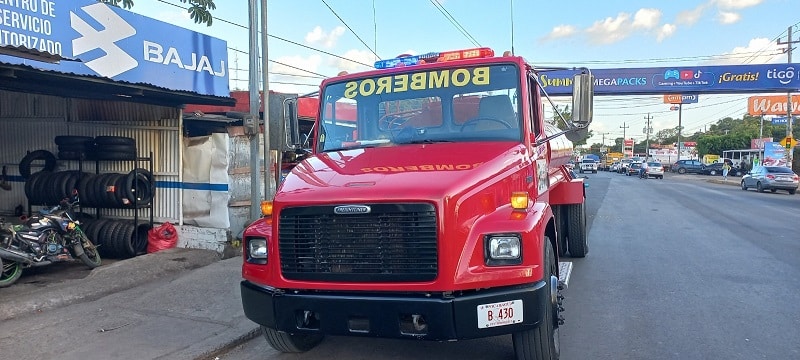 Al lugar llegaron los Bomberos Unidos de Juigalpa