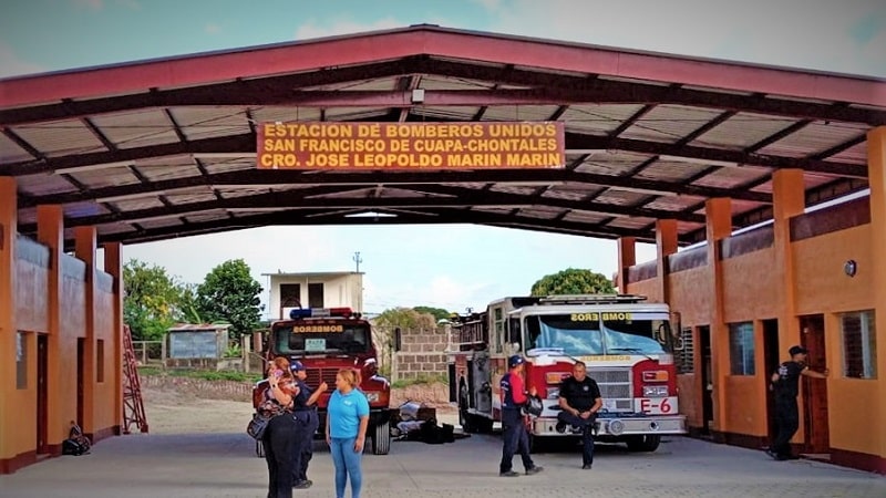 Con la inauguración de la Estación de Bomberos de San Francisco de Cuapa, Chontales ya cuenta con una unidad en cada municipio