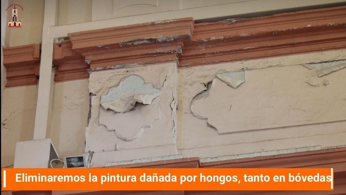 Cada año está iglesia sufre daños por las celebraciones de las fiestas patronales de “Tata Chombo”, debido a la cantidad de devotos que lo visitan