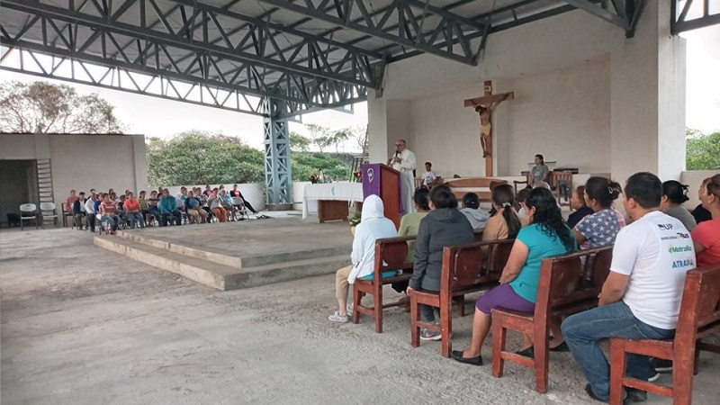 Los trabajos de reconstrucción en el Santuario Diocesano Virgen María de Cuapa casi finalizan