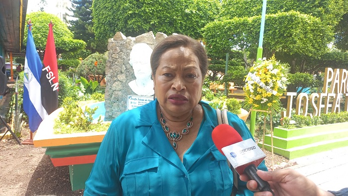 Profesora Margarita Aguilar García, delegada del Mined-Juigalpa