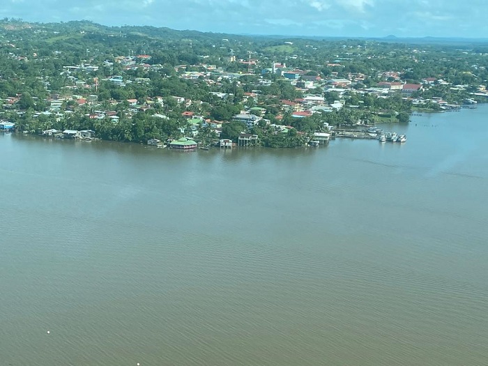 Vista aérea de Corn Island, municipio del Caribe Sur, una opción para visitar esta Semana Santa