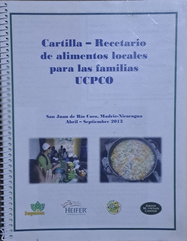 Cartilla - Recetario de alimentos locales para las familias UCPCO