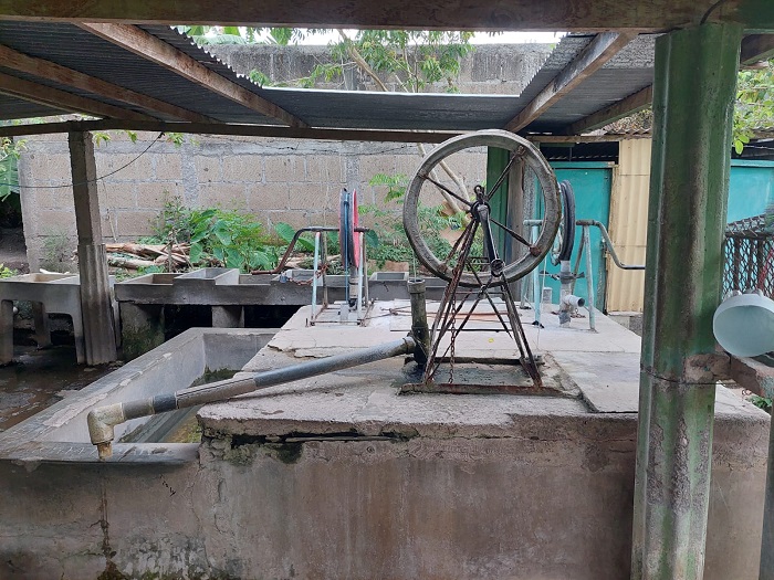 En el pozo comunitario, ubicado en el barrio Pedro Joaquín Chamorro se encuentran instaladas dos bombas para extracción de agua.