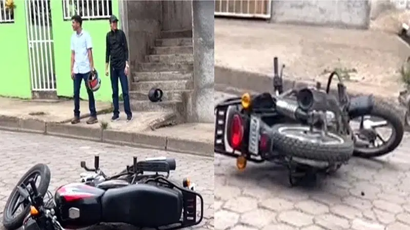 Colisión entre motocicletas deja a una mujer golpeada en Juigalpa