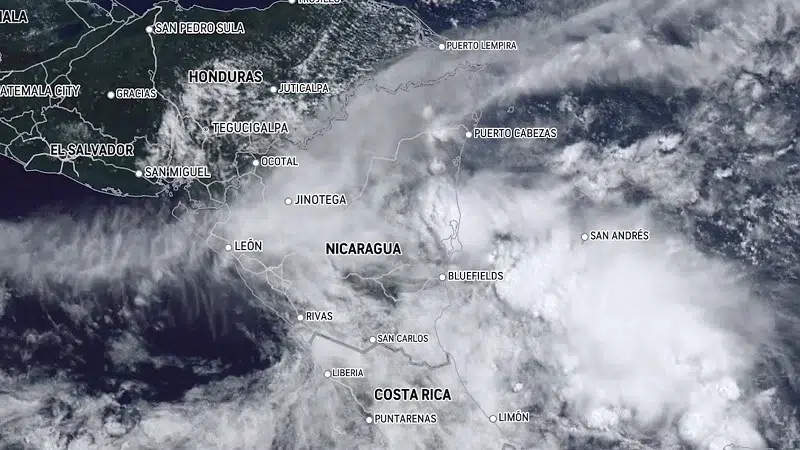 El monitoreo del sistema de baja presión que realiza Ofena, señala que podría generar lluvias más fuertes la próxima semana.
