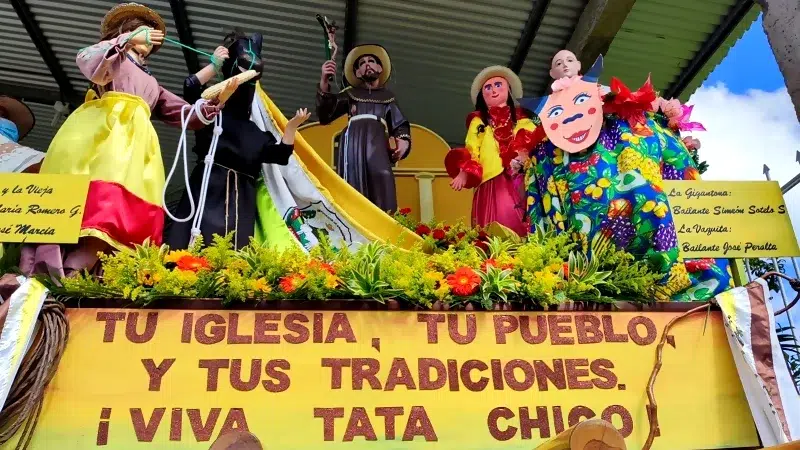 Realizan misas campales en el templo abierto dedicadas a San Francisco de Asís en Camoapa