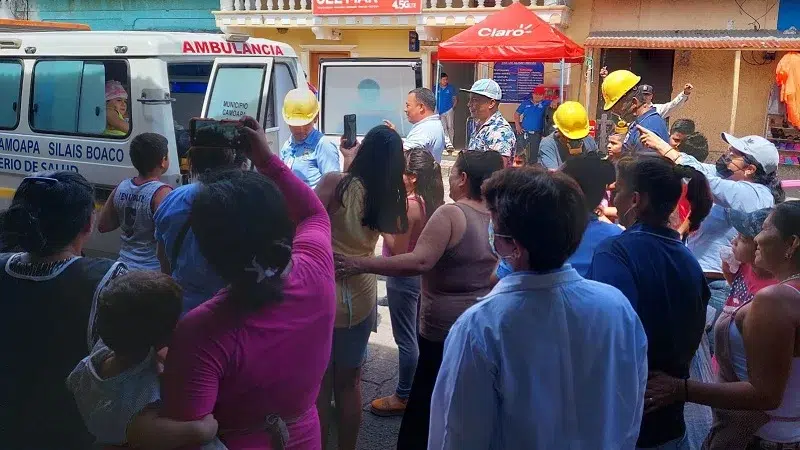 Simulacro en el Mercado Municipal Camoapa