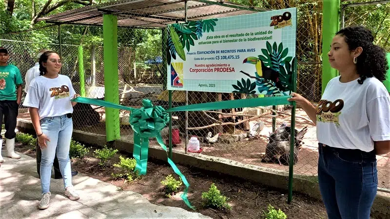 Zoológico de Juigalpa inauguró cubículos para albergar aves