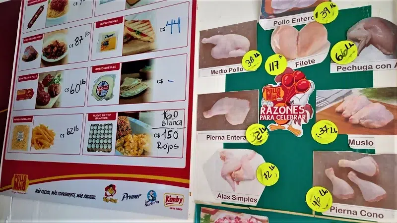 La libra de pollo en Juigalpa se está acercando a su valor original