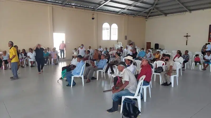 Adultos mayores celebran a San Vicente de Paul en Camoapa