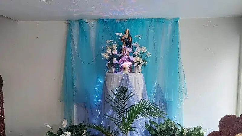 Feligresía de Camoapa prepara altar en honor a la Purísima