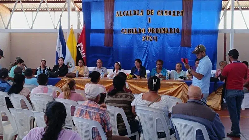 Autoridades de Camoapa presentan cierre de presupuesto en primer cabildo del 2024