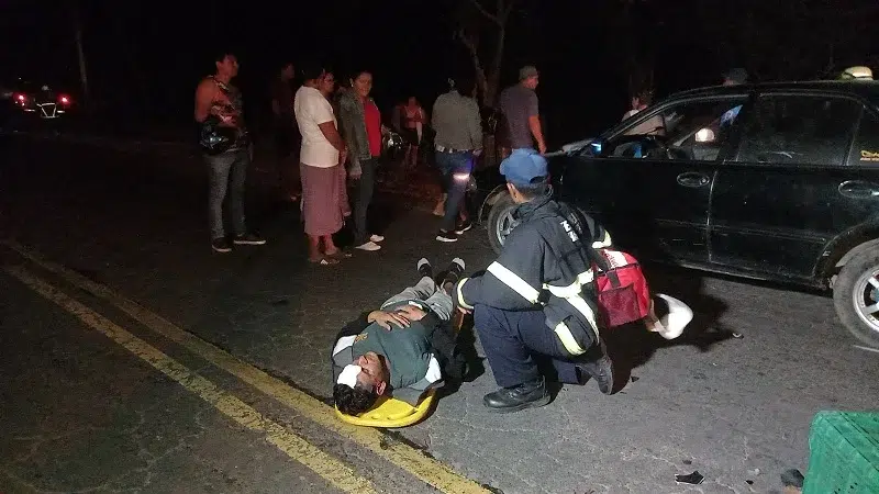 Motociclista herido al impactar con un vehículo cerca de Cuisalá