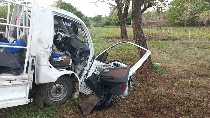 En la unidad de transporte viajaban 11 personas