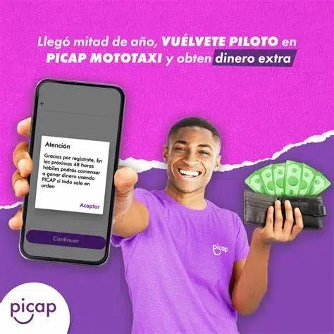 Imágenes en redes sociales de la publicidad del servicio de “Picap”.