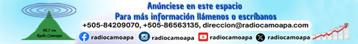 Banner Anúnciese en Radio Camoapa