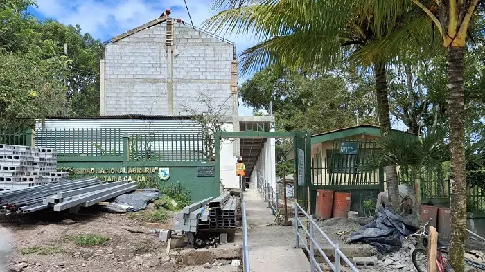 Remodelación del pabellón principal de la UNA-Camoapa para atender a más estudiantes