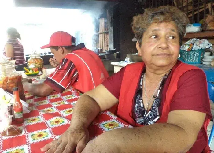 Anita Carmona laboró, por más de cuarenta años, como vendedora de comida en el mercado local de Camoapa.