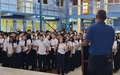 Comunidad educativa de Camoapa inicia el año escolar con entusiasmo