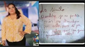 Madre detenida: Lo escribió antes de la tragedia
