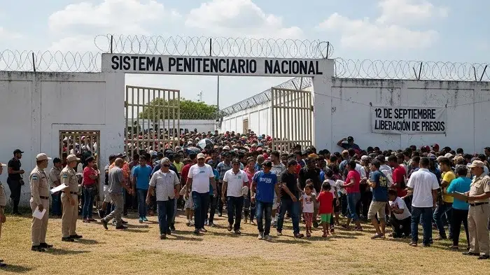 Gobierno liberará 1,200 presos este 12 de septiembre