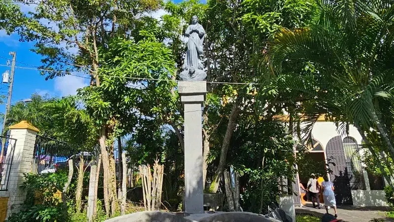 En Camoapa, restauran monumento de la Inmaculada