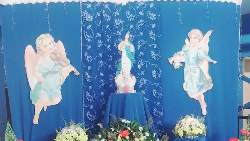 Escuelas de Camoapa adelantan celebración de la Purísima