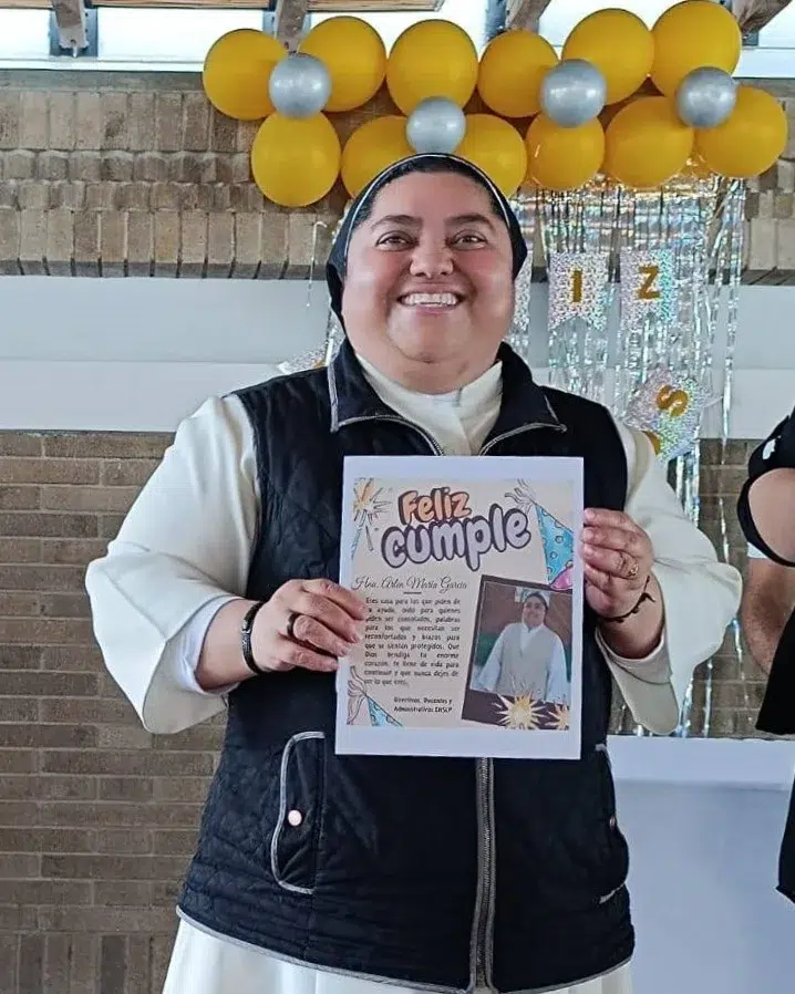 Sor Arlen María Duarte García, también se desempeñó como directora del Instituto Padre Lucinio Martínez Cuesta, en El Almendro, Río San Juan