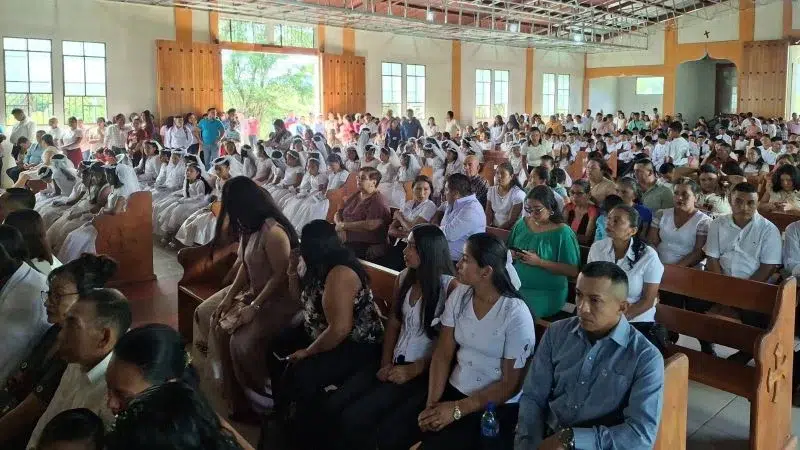 Realizan primeras comuniones en Boaco Viejo