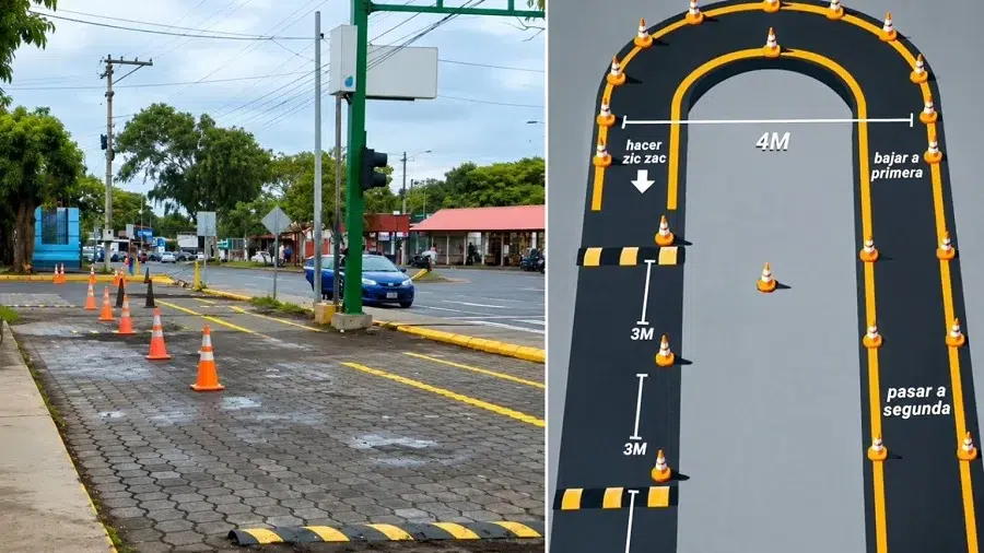 Nueva prueba para licencia de motocicleta en Nicaragua