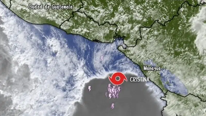 Tormenta Tropical Cristina amenaza con lluvias intensas y riesgo de inundaciones en Nicaragua