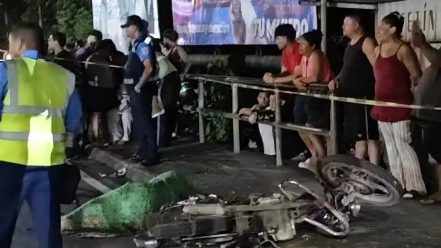 Motociclista muere en choque en Carretera Norte de Managua