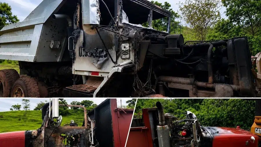 Policía investiga daños a maquinaria de caminos rurales en Siuna